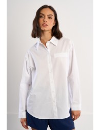 Large chemise en coton