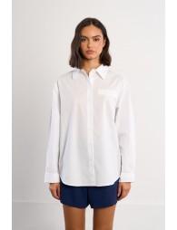 Large chemise en coton