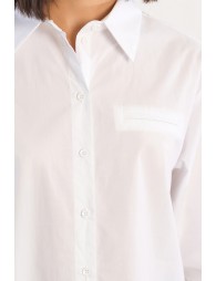 Wide cotton shirt