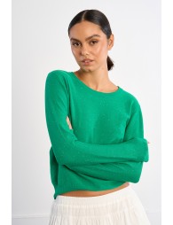 Basic rhinestone sweater