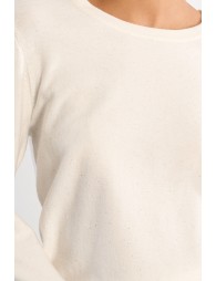 Basic rhinestone sweater