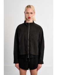 Veste en nylon Sporty, détail dentelle