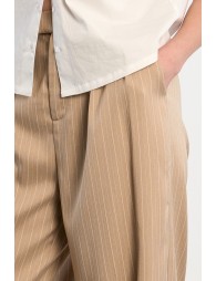 Wide striped suit trousers