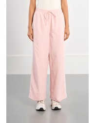 Nylon and lace sweatpants