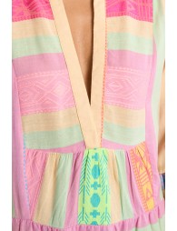 Multicoloured cotton dress, Ibiza