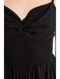 Smocked maxi dress with ruffles