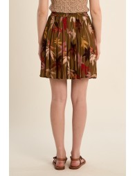 Short skater skirt, printed