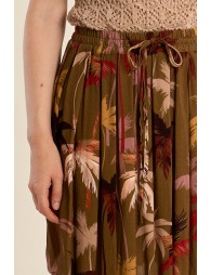 Short skater skirt, printed