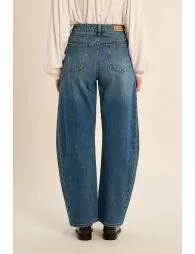 Pantalon en denim pour femme, coupe ample ¨Balloon¨