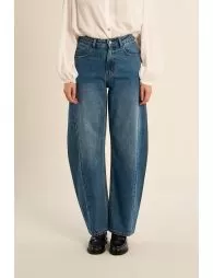 Pantalon en denim pour femme, coupe ample ¨Balloon¨