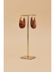 EARING CARAMEL HOOP