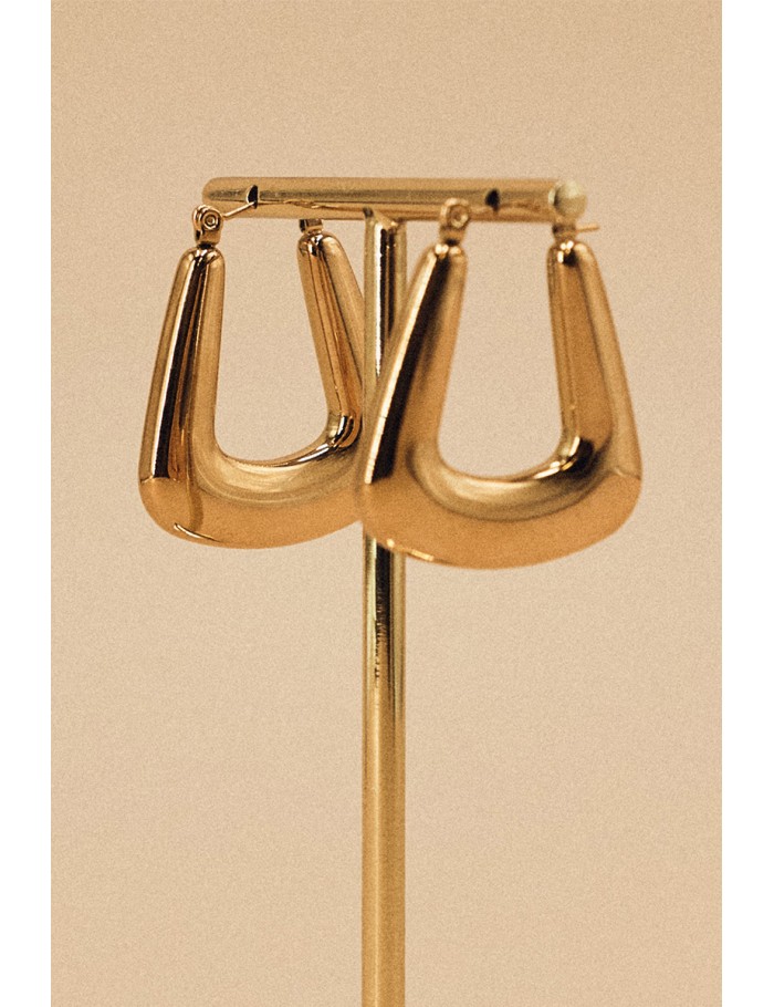 EARING GOLDEN SQUARE