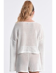 Lace Cotton Cover-Up top