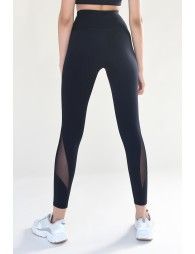 Legging avec bande transparente