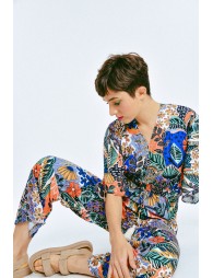 Floral printed jumpsuit