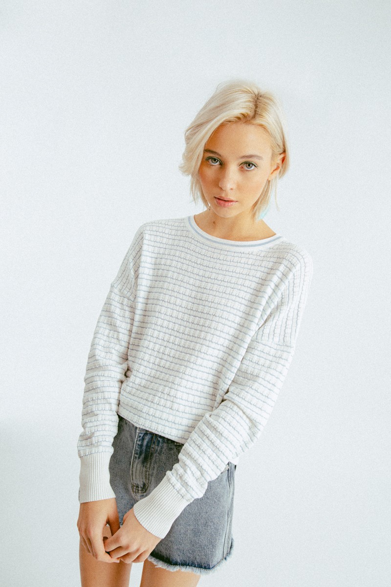 Striped Long Sleeve Sweater